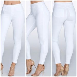 spanx white leggings